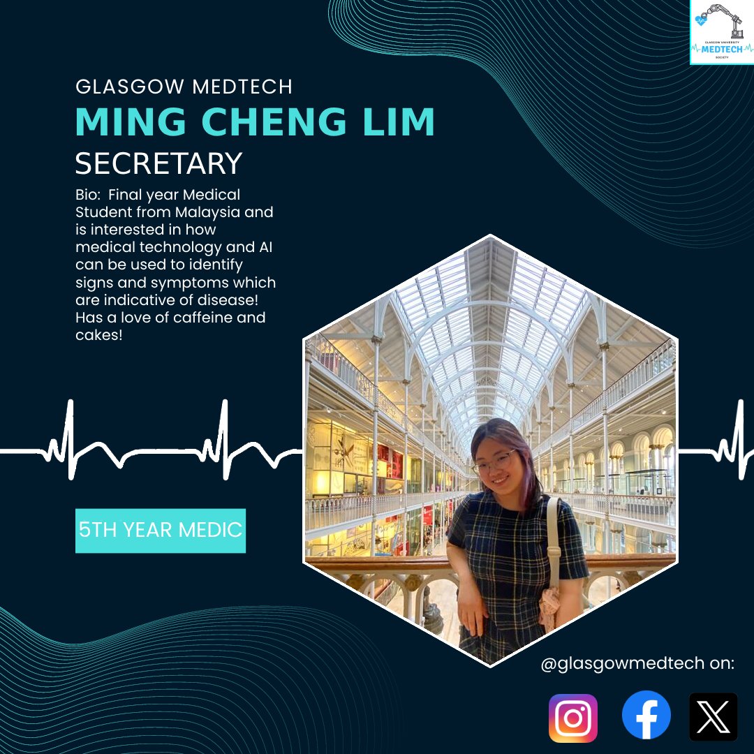 GlasgowMedTech's tweet photo. Glasgow University MedTech’s Committee 2023/2024!!! (1/2)

We have exciting events coming up over the year so be sure to lookout https://t.co/XHDvuG7my5