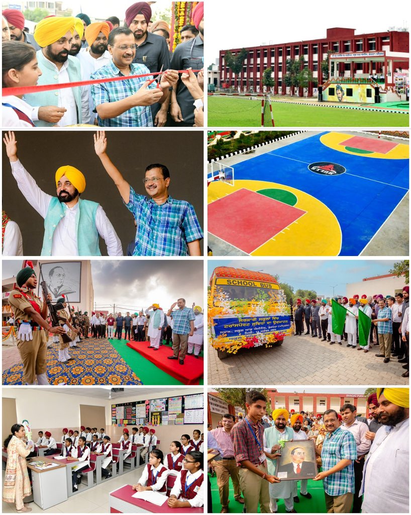 This isn't a school in Europe or the USA; this is a school in Punjab!

In a groundbreaking move, the AAP government in Punjab has inaugurated the first SCHOOL OF EMINENCE marking the beginning of a remarkable education revolution in the state.

#PunjabEducationRevolution