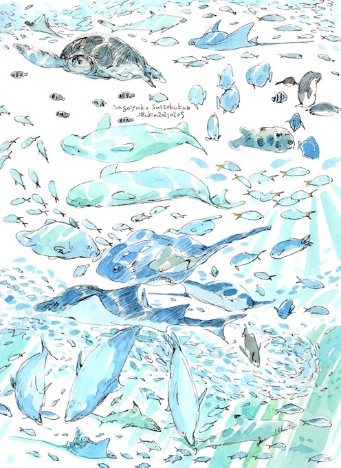 「artist name swimming」 illustration images(Latest)