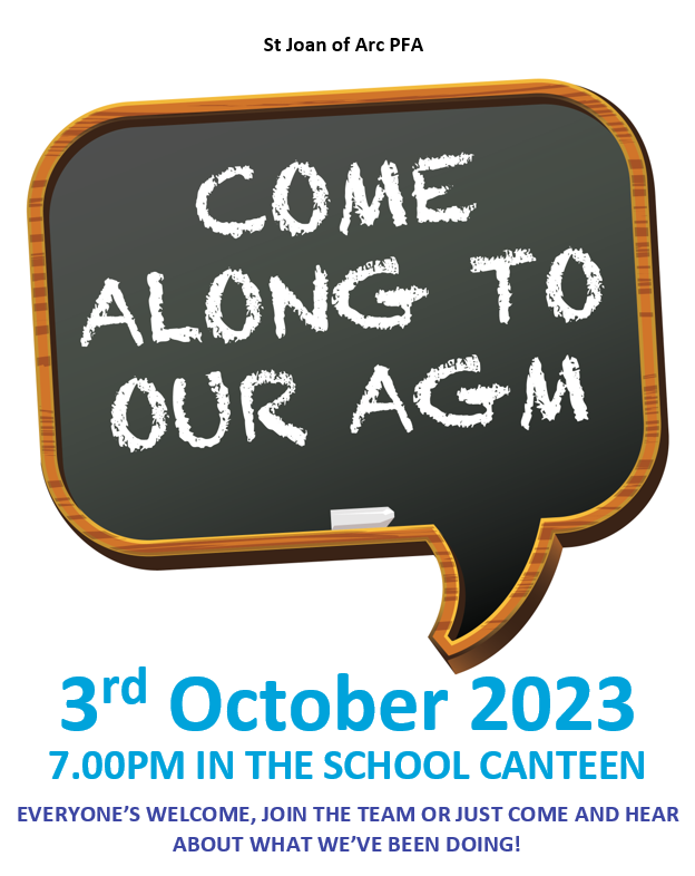 JOA_PFA's tweet photo. The PFA would like to welcome back our existing families and offer a warm welcome to new families joining the school.

Did You Know? 
Last year we invested £12,629 back into the school, come and join us at our AGM meeting to find out more... https://t.co/v8oJPjDV4d