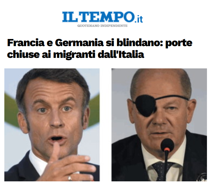 Wir haben eine Invasion in Italien, die bald ganz Europa erfassen wird. #Deutschland und #Frankreich haben ihre Migrantensolidarität gegenüber #Italien beendet. Entweder wir verlassen Europa oder wir ändern es. #Europawahlen2024