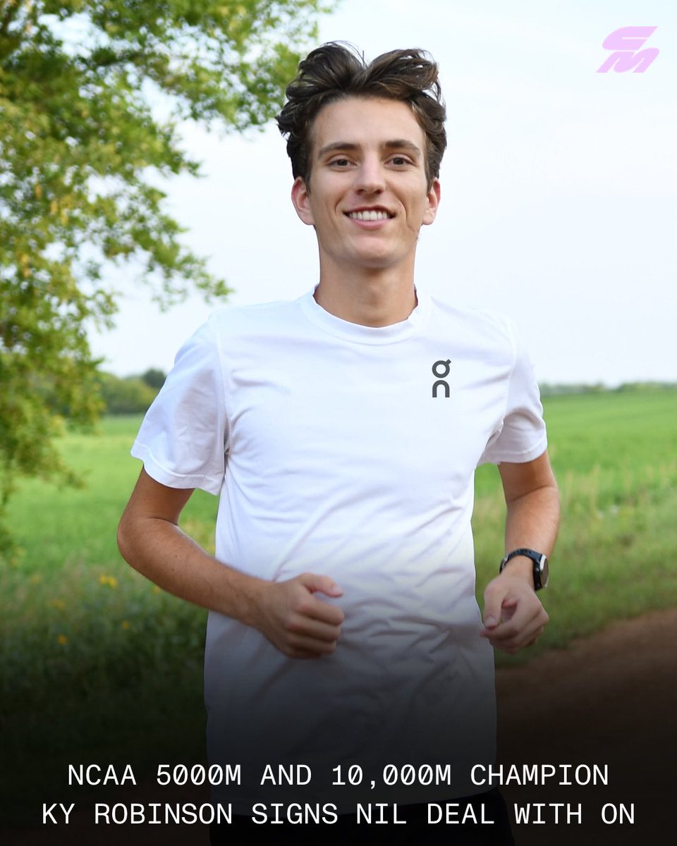 BREAKING: <a href="/StanfordXCTF/">StanfordXCTF</a>’s Ky Robinson becomes the first male NCAA athlete to sign an NIL deal with <a href="/on_running/">On</a>

FULL STORY 📰: citiusmag.com/articles/stanf…

The Australian star is coming off an outdoor season in which he became the first man to win the NCAA Outdoor 5000m and 10,000m