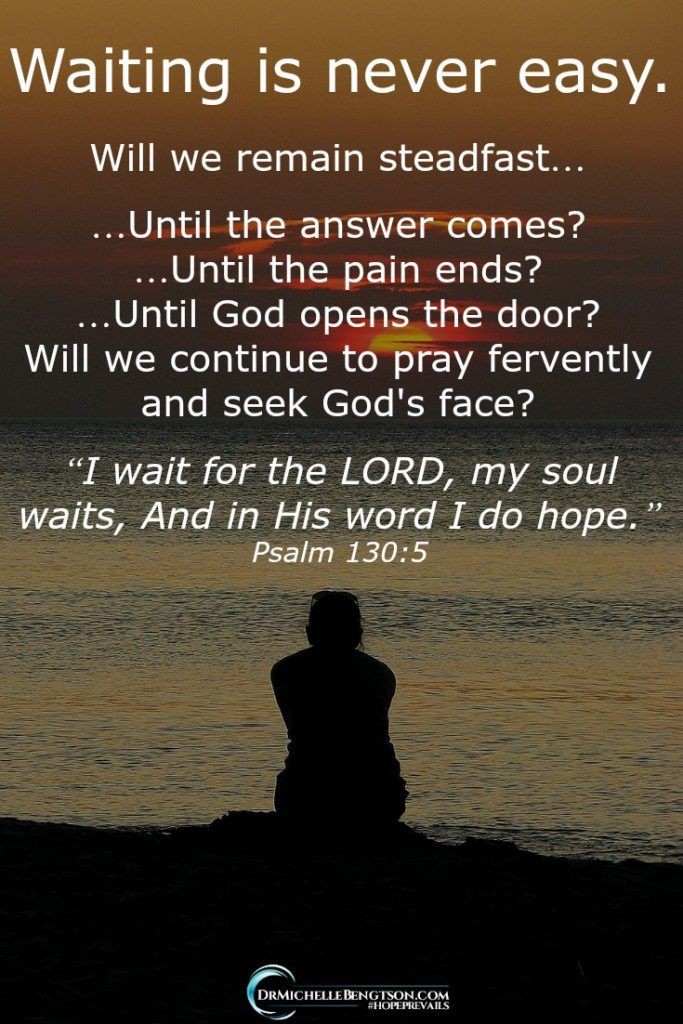 ♡🤍 'Waiting on the Lord' 🤍♡ When I finally understood that God is never late, I began to wait on Him differently, drawing closer to Him. While waiting, embrace the quietness of His Presence until you see the 'wait' as a blessing. ⛅️🤗✨️