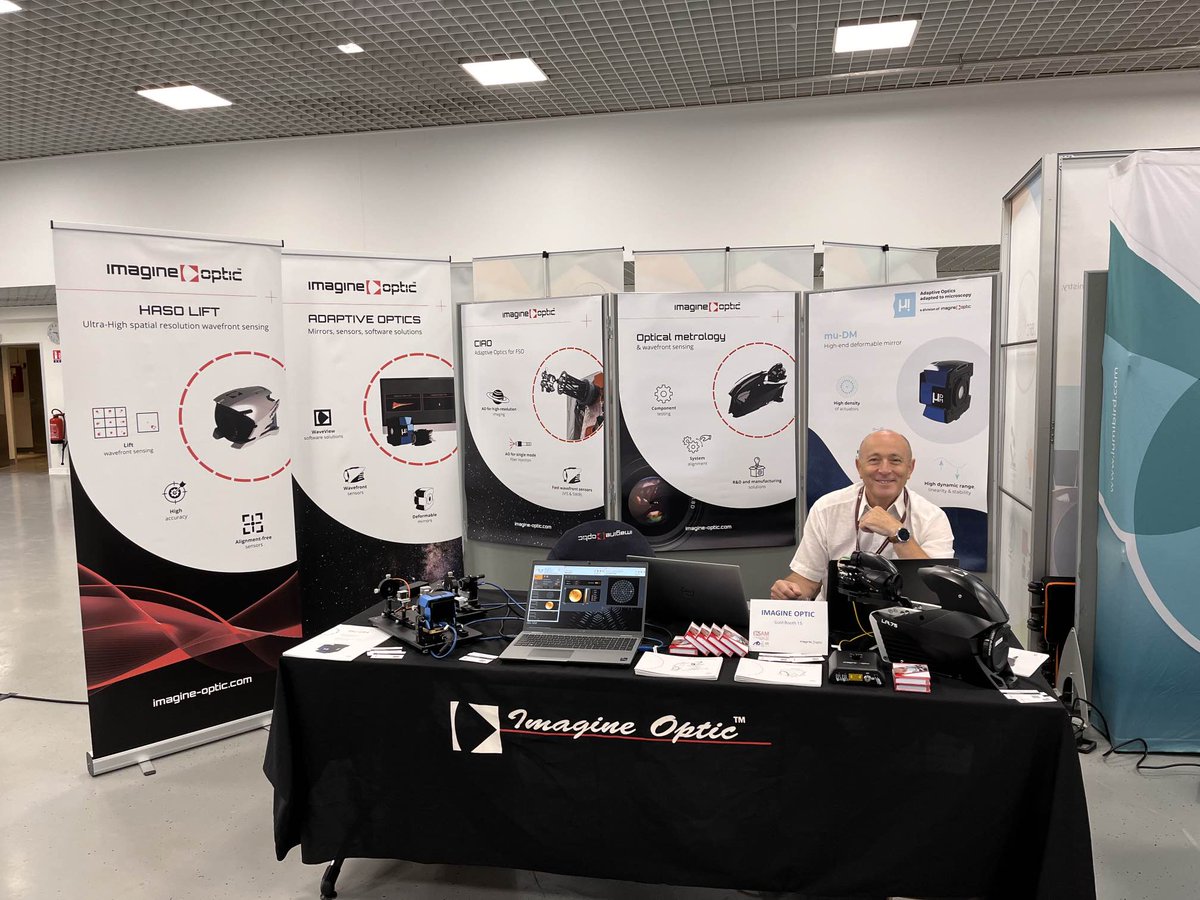Imagine Optic (@imagineoptic) on Twitter photo <a href="/ImagineOptic/">Imagine Optic</a> would like to thank <a href="/europeanoptics/">European Optical Society (EOS)</a> for this great event <a href="/EOS_AM/">EOSAM</a> 2023 and will be waiting for you visit on Stand° 15, where <a href="/SamuelBucourt/">Imagine Optic</a> will be looking forward to answer your questions regarding Adaptive Optics & Wavefront Sensing .
#event #imagineoptic <a href="/ImagineOptic/">Imagine Optic</a> would like to thank <a href="/europeanoptics/">European Optical Society (EOS)</a> for this great event <a href="/EOS_AM/">EOSAM</a> 2023 and will be waiting for you visit on Stand° 15, where <a href="/SamuelBucourt/">Imagine Optic</a> will be looking forward to answer your questions regarding Adaptive Optics & Wavefront Sensing .
#event #imagineoptic