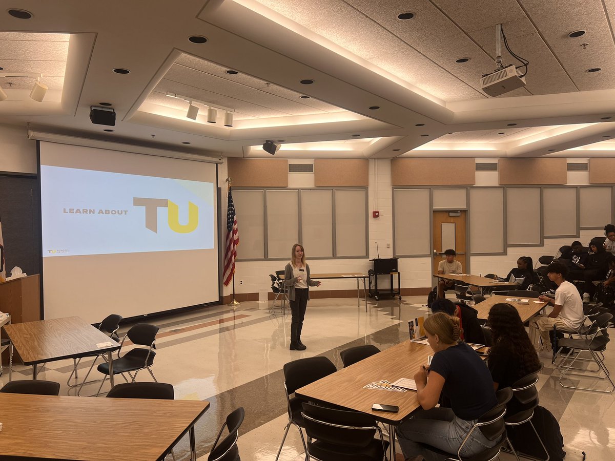 Thank you <a href="/TowsonU/">Towson University</a> for stopping by to talk to our students!