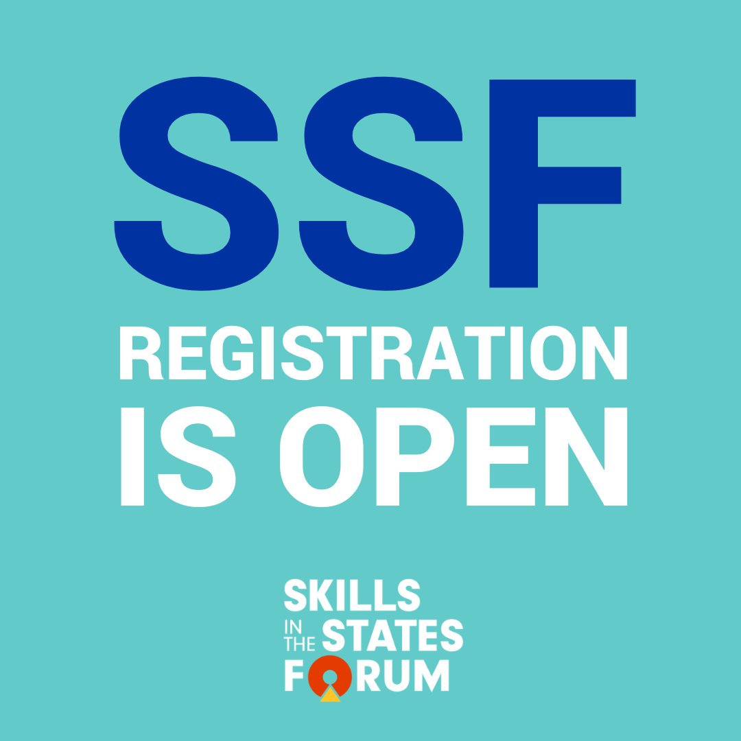 SkillsCoalition's tweet photo. Registration continues for the 2023 Skills in the States Forum! #SSF23 Already registered? Don't forget to book your hotel stay using our event code. See you in Baltimore, MD this Fall! #wkdevmonth #wkdev https://t.co/iY7ndXHVQ9 https://t.co/Z7bKrrcZza