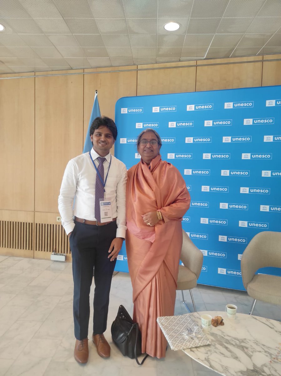 Such an honor meeting <a href="/DipumoniDr/">Dr. Dipu Moni</a> (Minister of education Bangladesh) at the ILD 2023 event at UNESCO HQ in Paris. We had a great discussion—she's a true gem and advocate for education. Feeling truly blessed to meet her in person. 🌍📚

#ILD2023 
#UNESCO 
#EducationAdvocate"