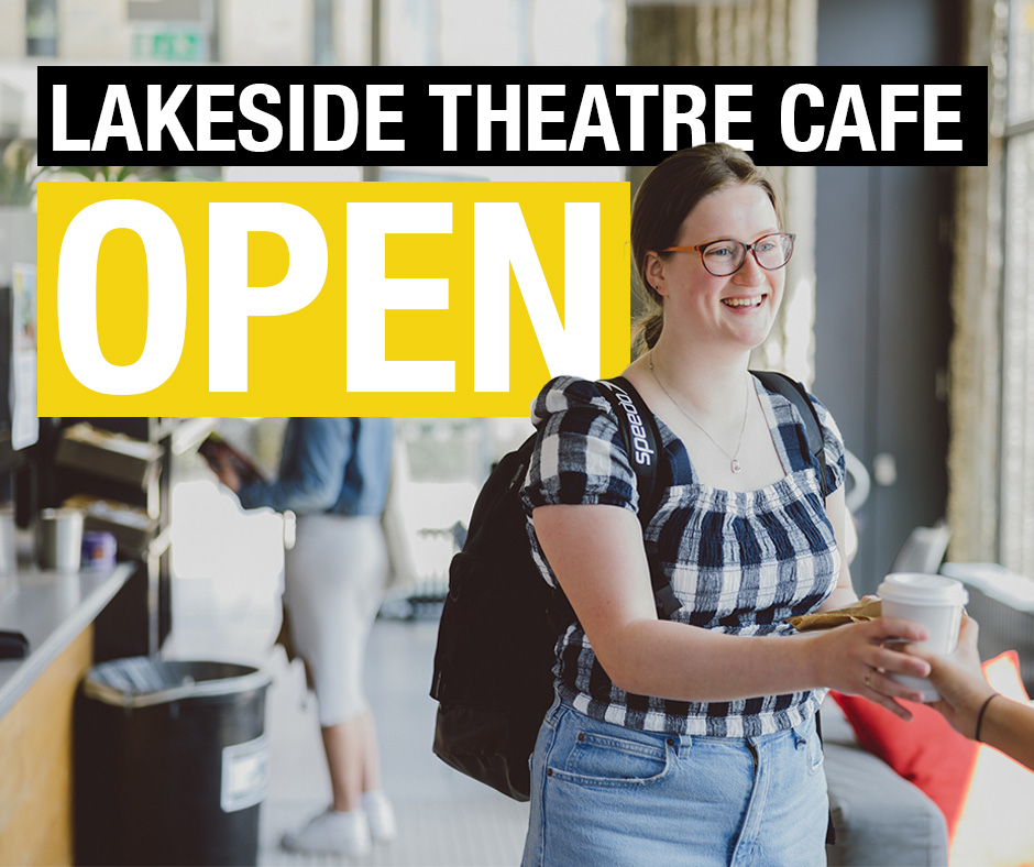 Psst... the rumours are true! Lakeside Theatre Café is opening early!
10am-2pm weekdays Tues 19 - Fri 29 Sept, offering a wellbeing space for <a href="/Uni_of_Essex/">University of Essex</a> staff/students + theatre patrons
Get our Theatre Offer (hot drink + snack = £3.50) and grab a puzzle
bit.ly/LT-Cafe-Septem…