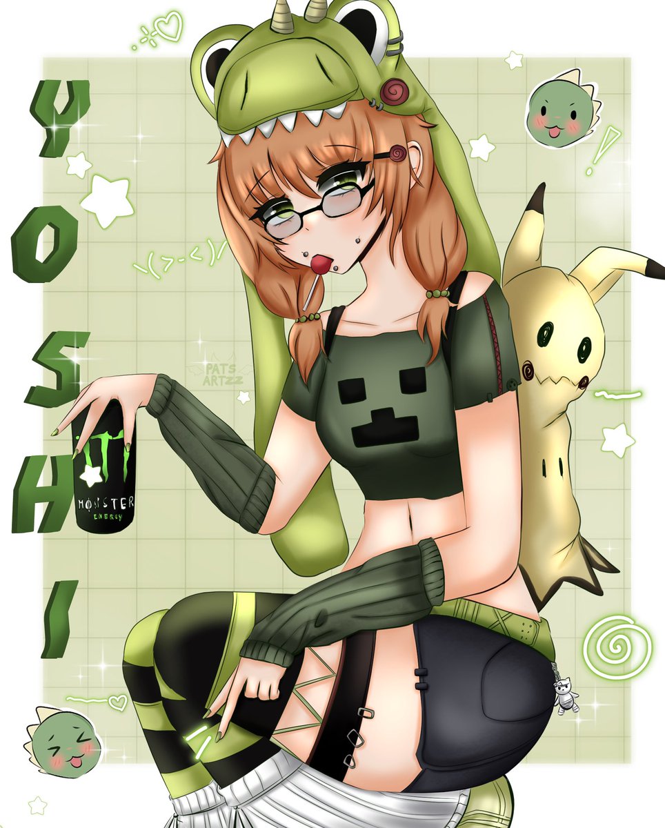 Yoshi 🦖💚 art trade with <a href="/coolio56527174/">supokku</a> 
#artmoots #ArtistOnTwitter #arttwt
