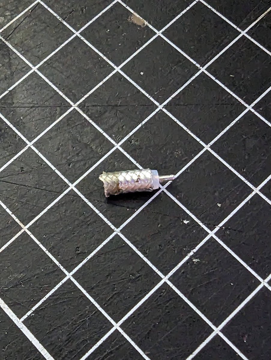 my first SMA semirigid surgery, the patient lives! (cable was too long and the connector 180 deg in the wrong direction)