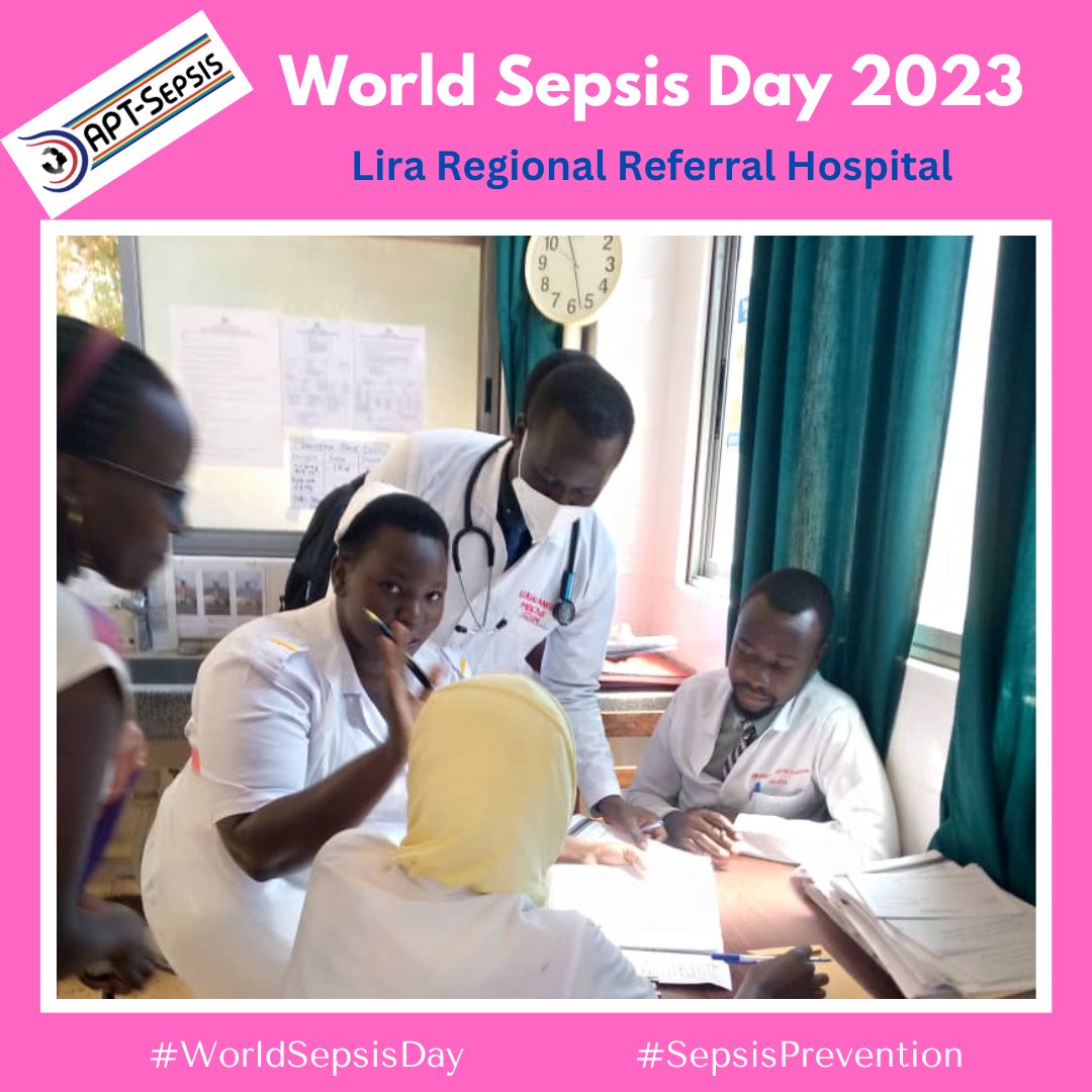 At The Equator (@at_the_equator) on Twitter photo <a href="/EDCTP3/">Global Health EDCTP3</a> <a href="/CatrionaWaitt/">Catriona Waitt</a> <a href="/PeaceOkwaro/">Peace Okwaro</a> <a href="/DavidLissauer/">David Lissauer</a> <a href="/AcutePete/">Peter</a> <a href="/SeniorCymo/">Simon Peter Asiimwe๐ ๐บ๐ฌ</a> <a href="/judith_nanyondo/">Judith Nanyondo S.</a> <a href="/SemakulaRitah/">ritah Semakula</a> <a href="/okoboi25/">Okoboi</a> <a href="/AMPERIIZEMATHI2/">Mathius Amperiize</a> <a href="/stonekamoga/">stonekamoga</a> <a href="/apt_sepsis/">APT-Sepsis</a> <a href="/WorldSepsisDay/">World Sepsis Day</a> <a href="/worldsepsis/">World Sepsis Meeting</a> <a href="/UKSepsisTrust/">The UK Sepsis Trust</a> <a href="/MagoolaJohnson/">Mr.MAGOOLA</a> <a href="/JacquelineKyey1/">Jacqueline Kyeyune</a> "Detect early, manage early, and stop maternal sepsis" - Lira Regional Referral Hospital staff.
The common signs of sepsis include fever, fast heart rate, rapid breathing, confusion, and body pain. It can lead to septic shock, multiple organ failure, and death. #WorldSepsisDay <a href="/EDCTP3/">Global Health EDCTP3</a> <a href="/CatrionaWaitt/">Catriona Waitt</a> <a href="/PeaceOkwaro/">Peace Okwaro</a> <a href="/DavidLissauer/">David Lissauer</a> <a href="/AcutePete/">Peter</a> <a href="/SeniorCymo/">Simon Peter Asiimwe๐ ๐บ๐ฌ</a> <a href="/judith_nanyondo/">Judith Nanyondo S.</a> <a href="/SemakulaRitah/">ritah Semakula</a> <a href="/okoboi25/">Okoboi</a> <a href="/AMPERIIZEMATHI2/">Mathius Amperiize</a> <a href="/stonekamoga/">stonekamoga</a> <a href="/apt_sepsis/">APT-Sepsis</a> <a href="/WorldSepsisDay/">World Sepsis Day</a> <a href="/worldsepsis/">World Sepsis Meeting</a> <a href="/UKSepsisTrust/">The UK Sepsis Trust</a> <a href="/MagoolaJohnson/">Mr.MAGOOLA</a> <a href="/JacquelineKyey1/">Jacqueline Kyeyune</a> "Detect early, manage early, and stop maternal sepsis" - Lira Regional Referral Hospital staff.
The common signs of sepsis include fever, fast heart rate, rapid breathing, confusion, and body pain. It can lead to septic shock, multiple organ failure, and death. #WorldSepsisDay