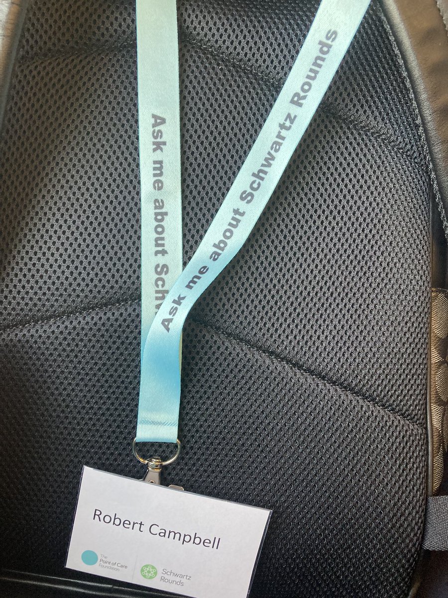 Great day at the Schwartz Community conference in Manchester - new favourite lanyard to add to the collection! <a href="/PointofCareFdn/">The Point of Care Foundation</a>