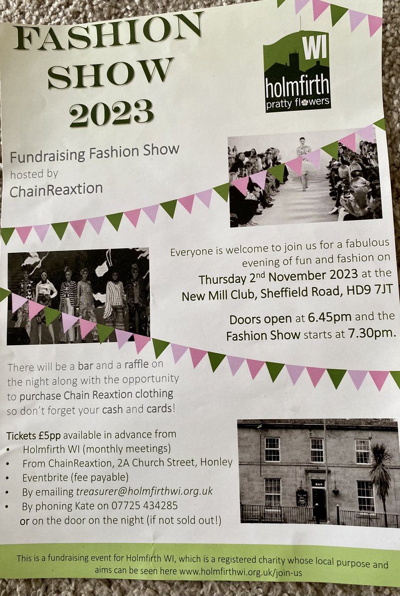 Holmfirth WI Pratty Flowers💙 tweet media