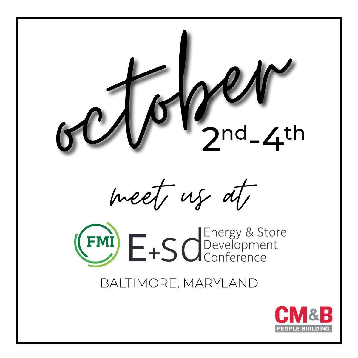cmbteaminc's tweet image. As summer winds down, we’re ready to hit some of our favorite fall industry events where we’ll learn from others, share insights, and make new connections.

We love running into friends along the way, so give us a shout if you’ll be at any of these shows!

#PeopleBuilding
