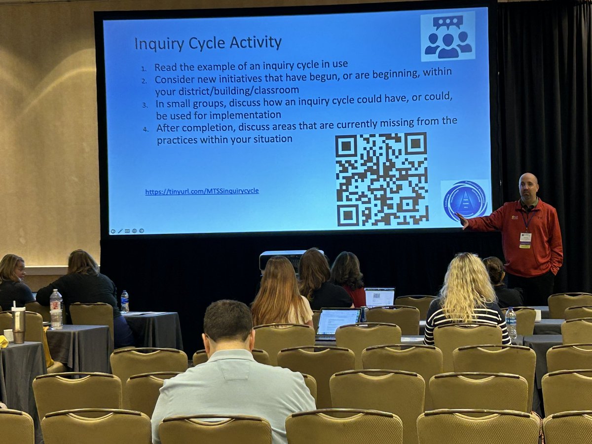 Day 2 of the @ksmtss Symposium is underway!!   @jshlee23 is sharing information on how teachers and leaders can determine their impact of effectiveness by running inquiry cycles. A collaborative culture is ESSENTIAL for improving student outcomes!