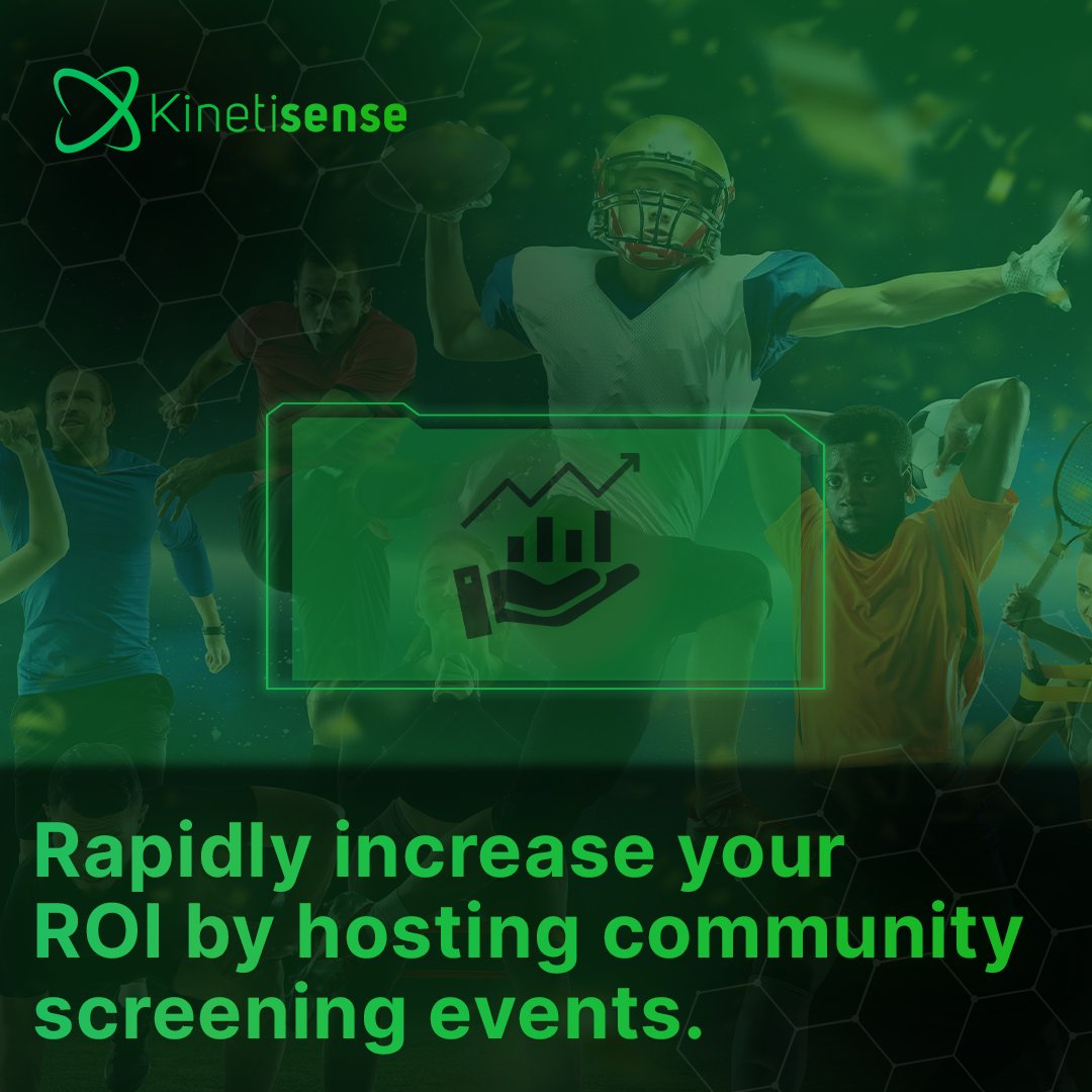 Kinetisense's tweet image. Rapidly Increase your ROI by hosting community events with Kinetisense.
#Kinetisense #ROI #CommunityScreening #HealthTech #Innovation #EventPlanning #BusinessGrowth #Engagement #Results #ExperienceMatters