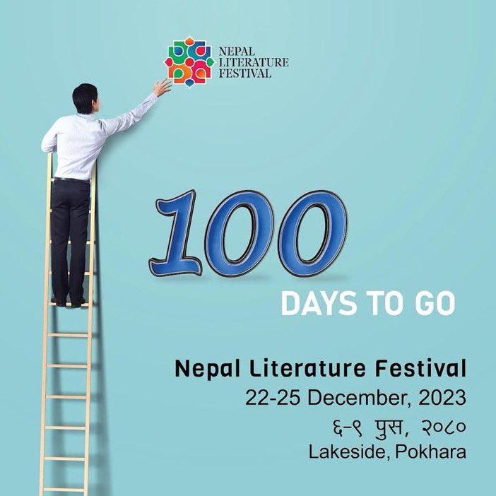अब १०० दिनमा लेखकहरुको ठूलो चाड-  शब्दहरुलाई पूजा गरेर मनाउने दिन सुरु हुन्छ । हामी पोखरामा शब्दहरुको चाड मनाउनेछौँ ।
#11thEdition
#NLF2023
#pokhara
