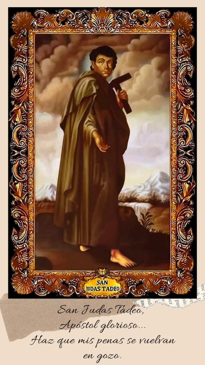 mifeymidevocion's tweet photo. San Judas patrón de los casos difíciles ruega por nosotros 
#MiercolesDeSanJudas 
#SanJudas 
#MiFeyMiDevoción https://t.co/w6QwduUKW8