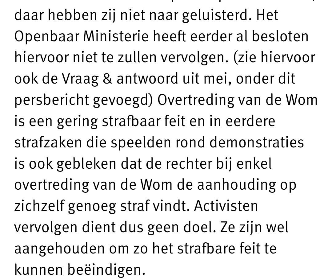 s40box's tweet image. Bijzonder. Actievoerders die een (snel)weg blokkeren worden simpelweg niet vervolgd, omdat ze alleen &quot;overtreding Wom&quot; aan hun broek krijgen en dat is een te licht vergrijp. Het feit dat ze een weg blokkeren wordt geheel buiten beschouwing gelaten. #ExtinctionRebelion  #a12