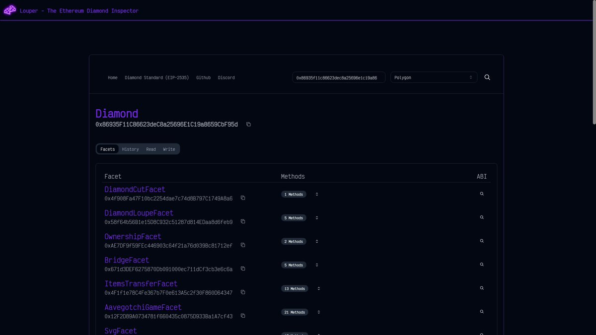 Louper - The Ethereum Diamond Inspector 🦇🔊 tweet media