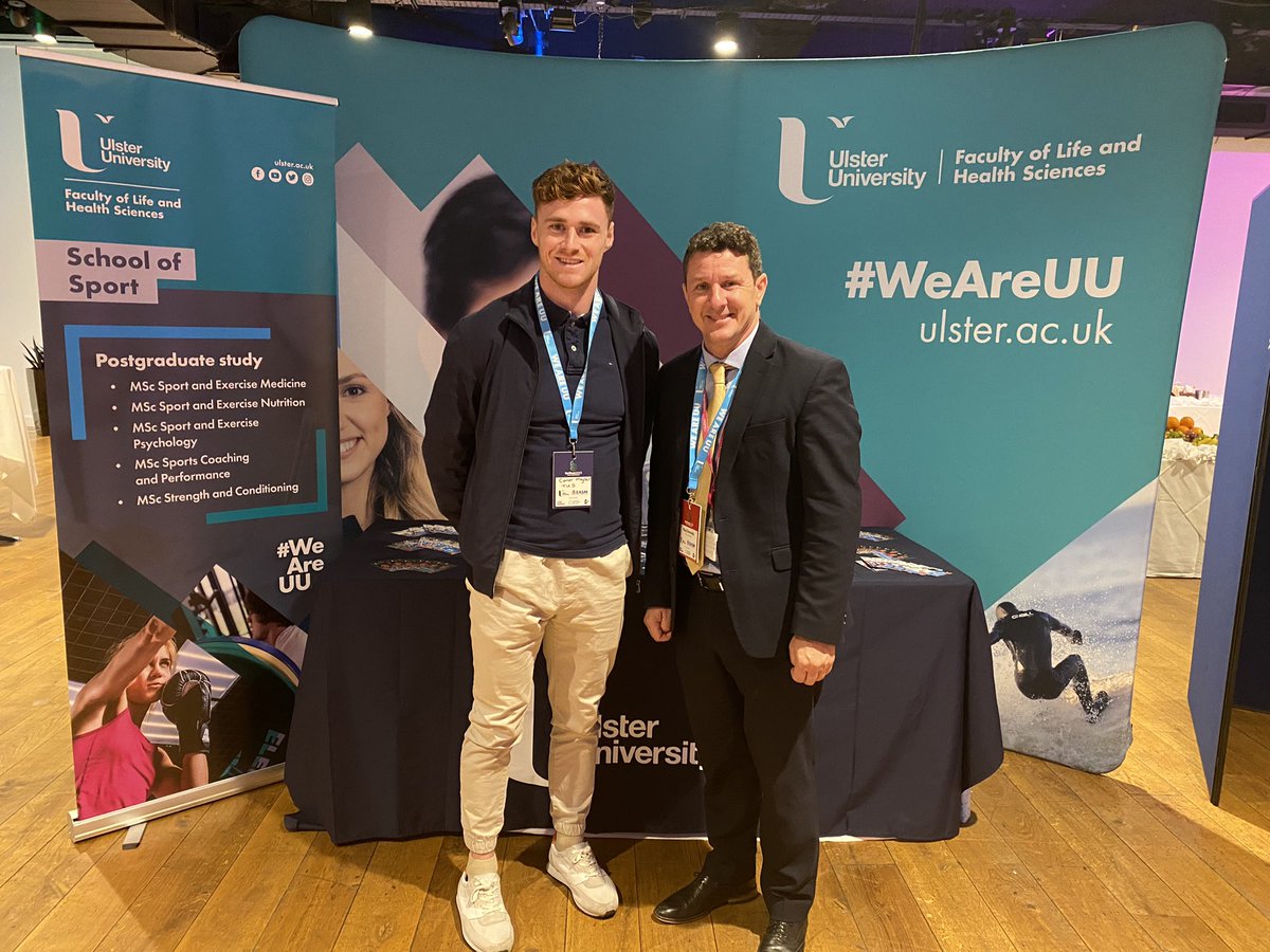 Great to catch up with <a href="/CMeyler/">Conor Meyler</a> at #EASM2023 conference in Belfast.  One of the best <a href="/officalGAA/">gaa</a> footballers in Ireland whose PhD research will help to bring about transformative change in Gaelic games <a href="/UlsterSchSport/">School of Sport & Exercise Science</a> <a href="/OfficialCamogie/">The Camogie Association</a> <a href="/LadiesFootball/">Ladies Football</a> <a href="/UlsterGAA/">Ulster GAA</a>