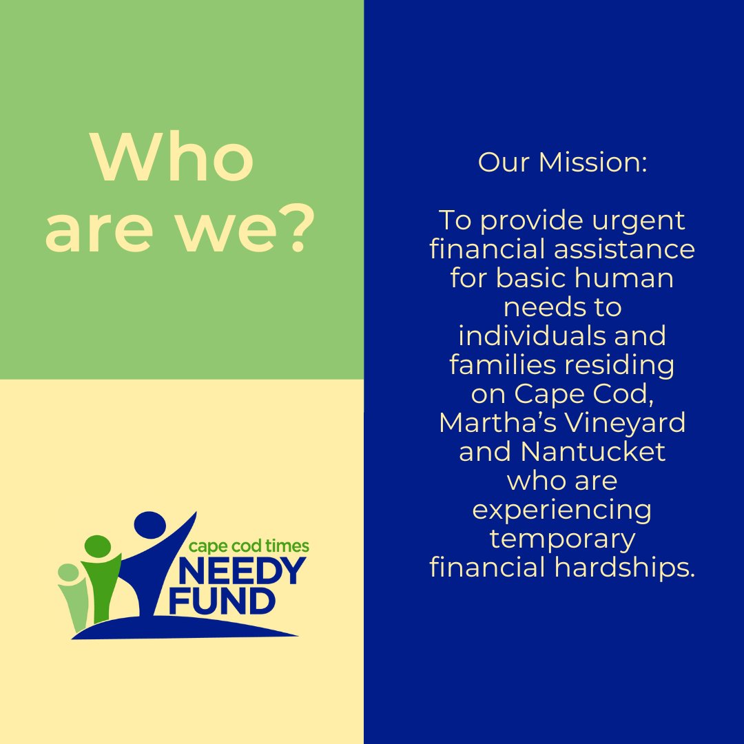 Do you know what our organization does?

If you are a full time resident of Cape Cod or the Islands and are experiencing a financial crisis, please call us at 507-778-5661, we may be able to assist you!

#donate #thankyou #capecod #marthasvineyard #nantucket #capecodnonprofits