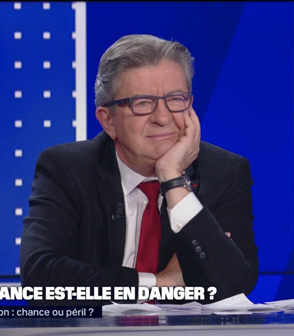 AvecJLM's tweet photo. Moi devant les sondages montrant Mélenchon au 2eme tour malgré l’acharnement de ses adversaires : https://t.co/B5sE7Hwe6r