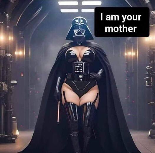 raccoonMTL's tweet photo. Le fait quโelle dise ยซย I am your motherย ยป gรขche un peu le concept โฆas-tu ce suit-lร dans ta collection @calamithalie ? #forceChoke lol https://t.co/8CPEdPMEPH