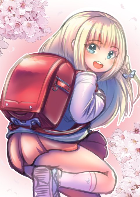 wip!
設定にあったのでランドセル描きたくなった‼😋👍 