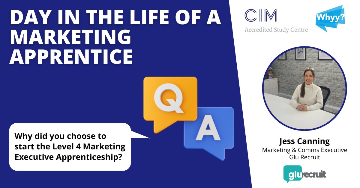 Have you ever wondered what it's like to be a marketing apprentice ⁉️

In this second instalment of our #DayInTheLife series, we spoke with Jess who explained why she started a Level 4 #Marketing #Apprenticeship ⬇️

🔗 whyychange.com/day-in-the-lif…

#apprentice #journey <a href="/glu_recruit/">Glu Recruit</a>