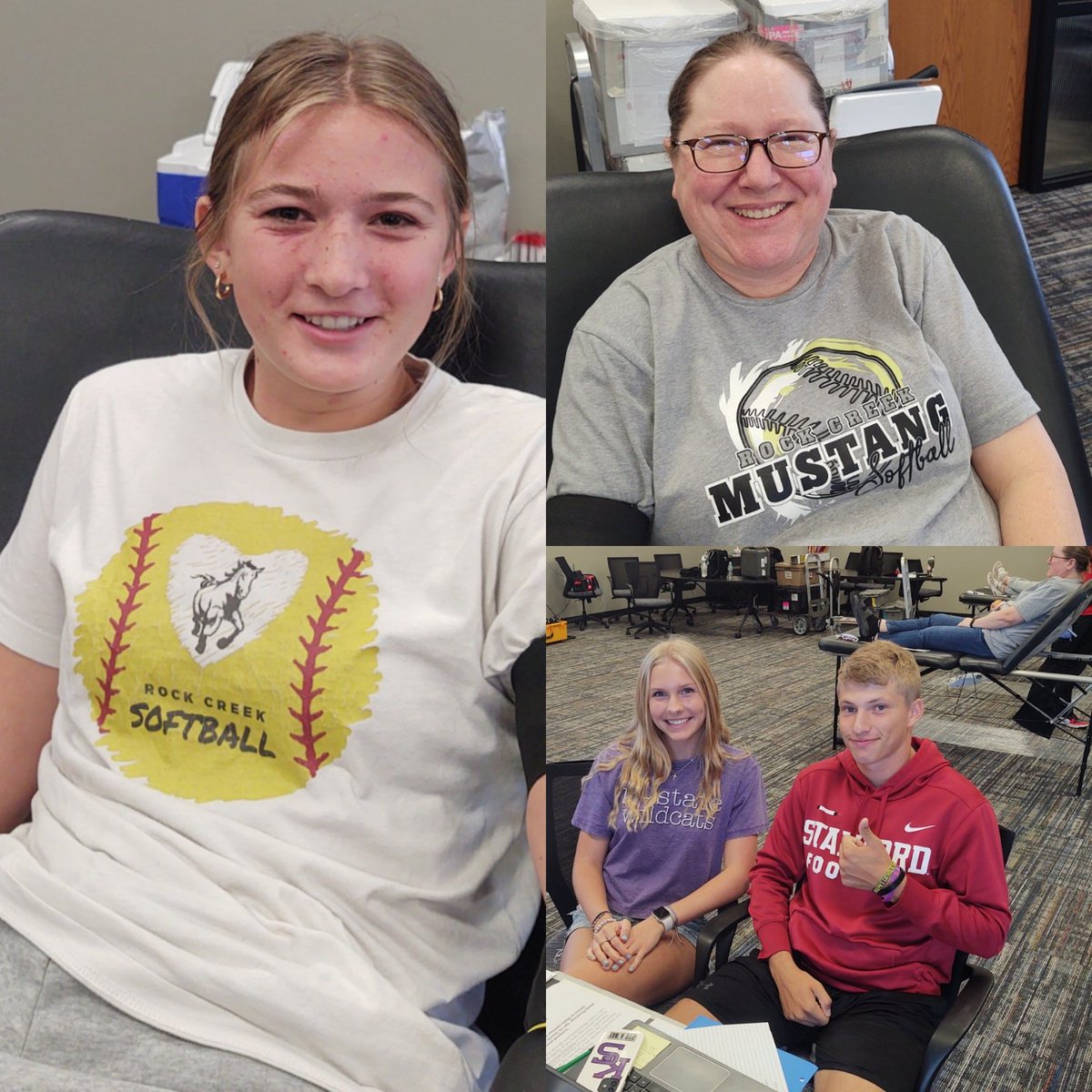 Hosting our first blood drive of the year today!
<a href="/RockCreekHS/">Rock Creek</a>
