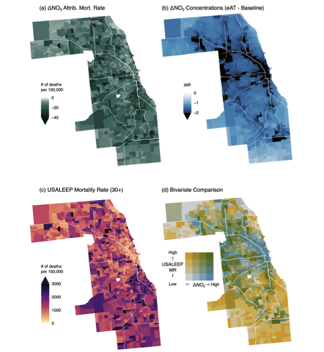 Part 2 of our EV-air quality-equity series is out in @IOPenvironment’s ERIS. Led by ugrad researcher(!) @visa_maxime, we electrify 30% of ALL types of on-road transport w/ @emilygrubert, @SusanAnenberg, @StacyAtEarth, @ZacAdelman, @SFenech1 & J. Schnell. doi.org/10.1088/2634-4…