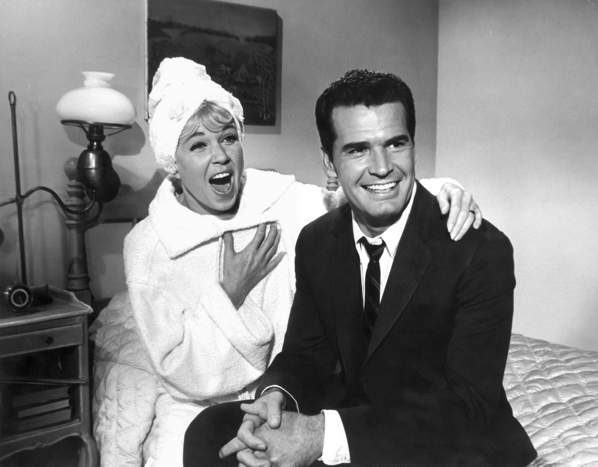 Doris Day and James Garner, two of the most fun and down to earth people I ever met. 
Here they were working on the film 'The Thrill of It All' (LA, 1962)
#dorisday #jamesgarner #downtoearthpeople #greatactors