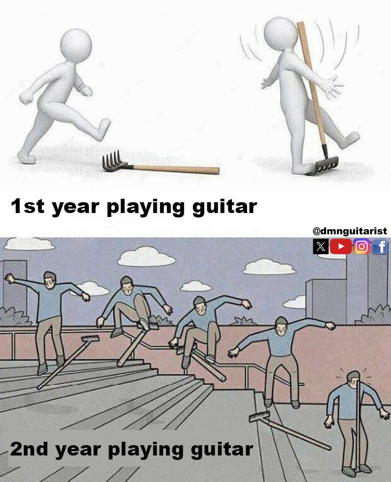 Pretty much. 😂

#guitar #guitarmemes