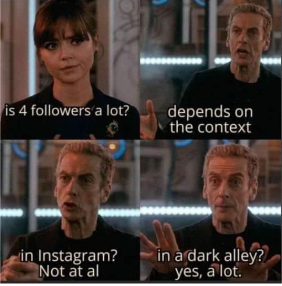 Crackingcomms's tweet image. Context is everything 😜

However, need more followers? We can help with that. Real, actual, living, breathing followers that live in your town and havenan interest in your product or service.

Let us know. We're here to help. 🚀 🆙