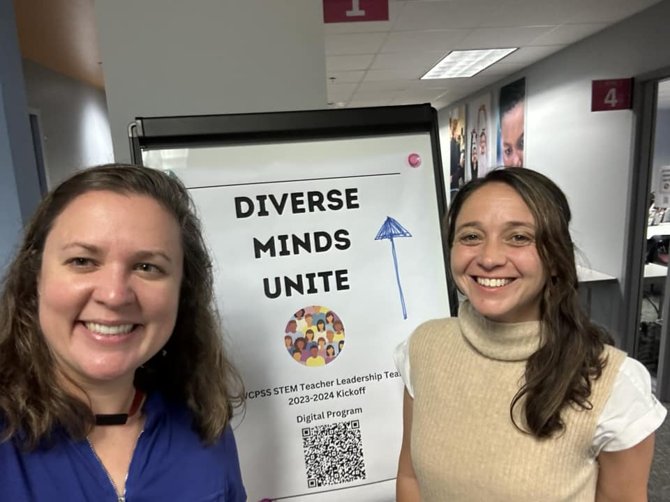 MHimes_NCSU's tweet image. Great conversations and learning w/@WCPSS STEM teacher leaders at today&apos;s STEM Team Kickoff Day. The @FridayInstitute&apos;s #newlit Collaborative presented “Project-Based Inquiry (PBI) Global: Centering Student Voices in Interdisciplinary Inquiry-to-Action.” #TeachSDGs #newliteracies