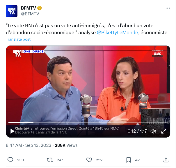 boadiceenne3's tweet photo. L'argument de "l'anxiété économique" pour justifier le vote raciste est largement débunké par ailleurs, notamment aux USA. https://t.co/QfE1j1g1Im