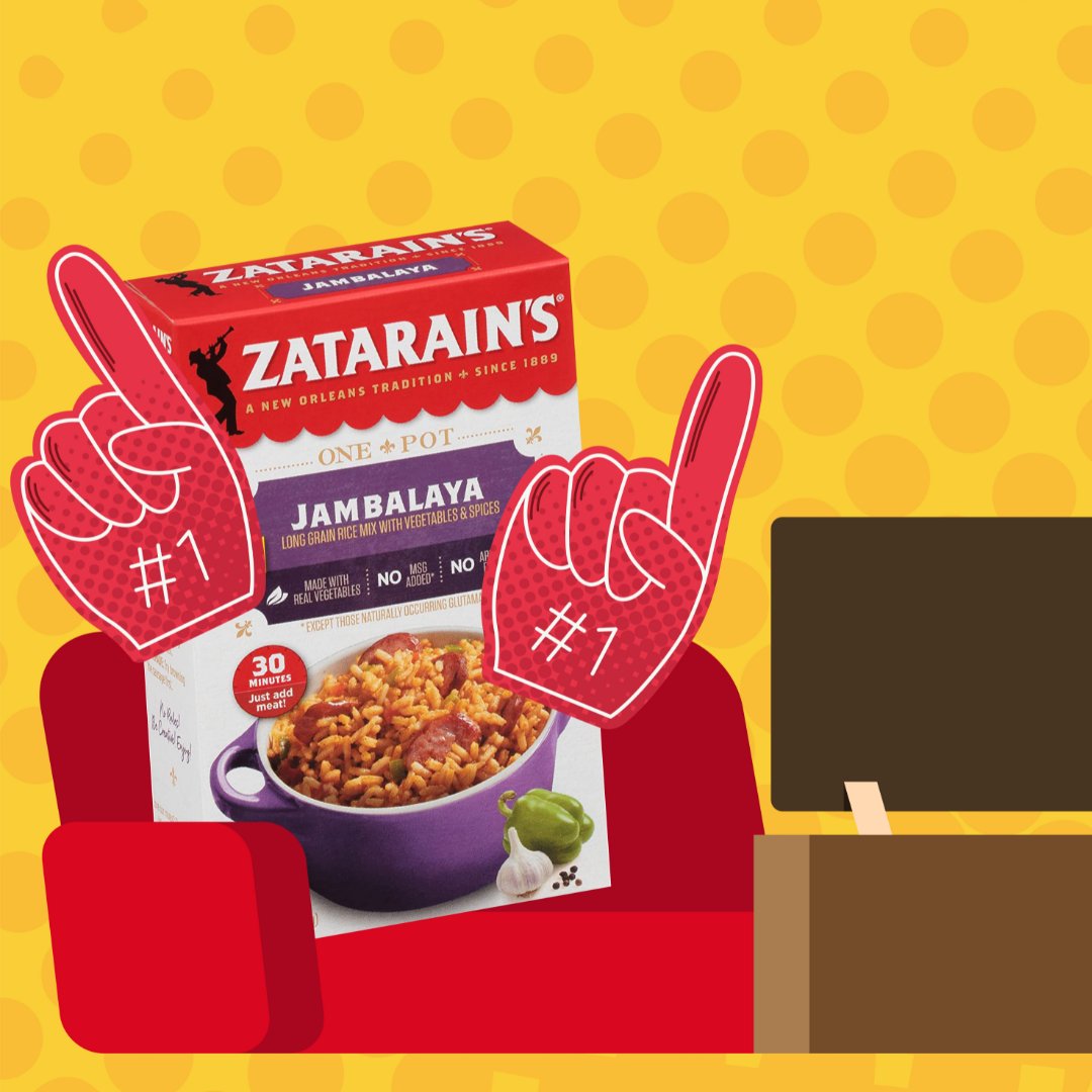 Football season is here… and we’re READY. #Zatarains #BoldLikeThat #FootballSeason