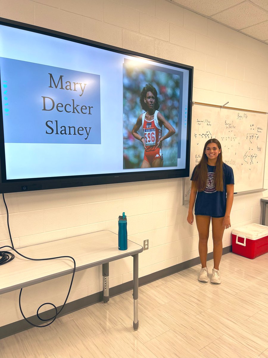rockhillxctf's tweet photo. Todayβs Senior Character Lesson was given by Lauren Polk who taught us about the legacy of Mary Decker Slaney! #RunRockRun https://t.co/lGr3tyzF58