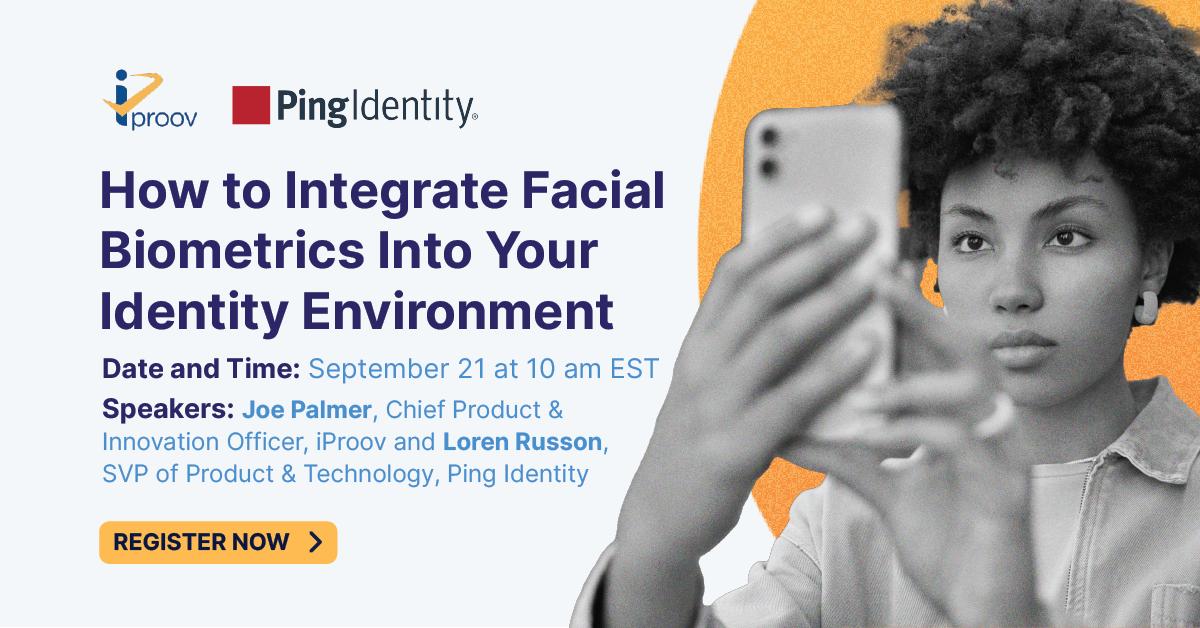 Mark your calendar for September 21! Join this #PingIdentity and iProov webinar on digital identity assurance. Discover secure onboarding, cloud biometrics, Identity Assurance Spectrum, and iProov integration. Register here! ow.ly/oswV104TsBx