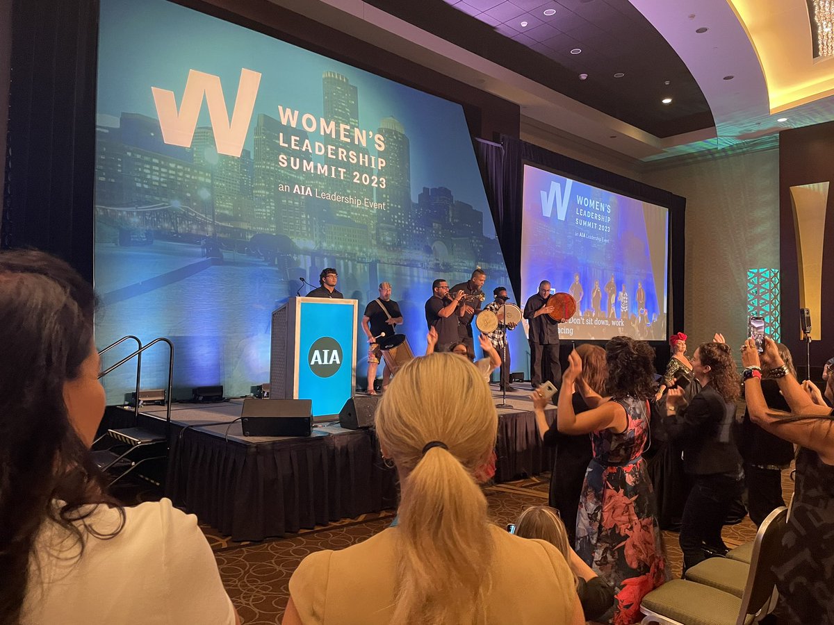 At the AIA Women in Leadership Summit #WLS2023 <a href="/AIANational/">AIA</a> great way to kick off key note!