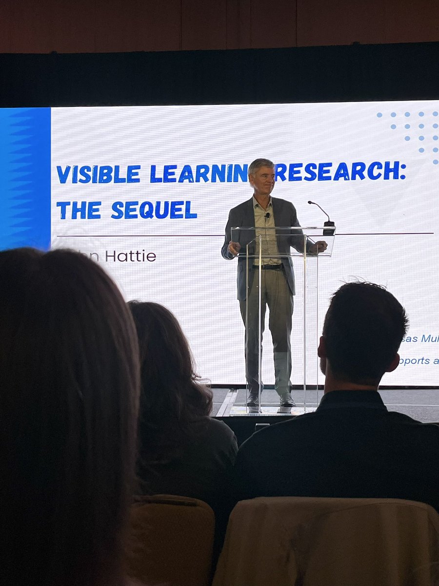 Morning of day 2 of the 2023 Kansas MTSS Symposium and I’m on my 15th page of notes!! But…when day 1 is spent with Dr. John Hattie, you know our brains will be on fire! @john_hattie I’m just over here filling up my bucket like it’s Disney World. #symposium2023 #ksmtss