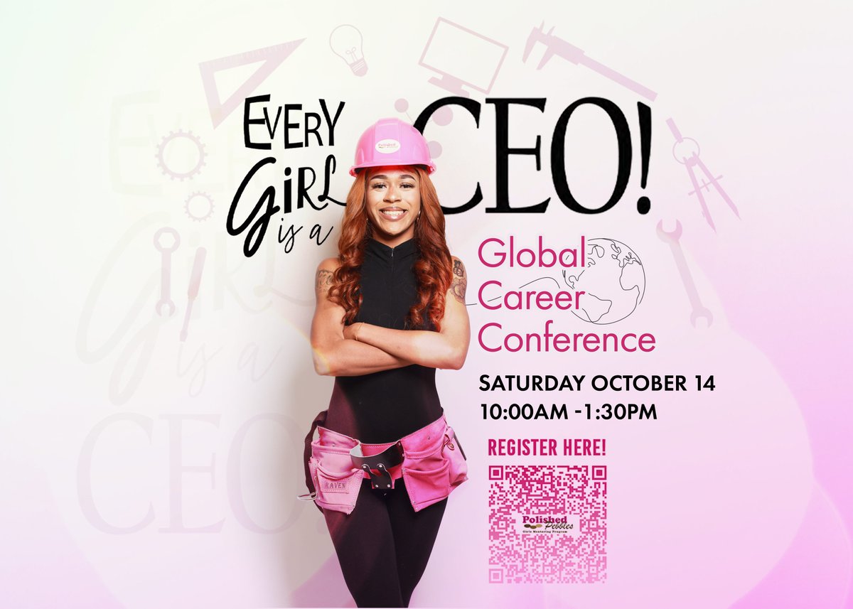 PolishedPebbles's tweet image. [Please RT]
👀 You’re invited to our FREE virtual Every Girl Is A CEO Global Career Conference!!! Learn about careers in different industries while meeting over 25 industry leaders!

#everygirlisaceo #everygirlisaceoconference #freeconference #polishedpebbles💓