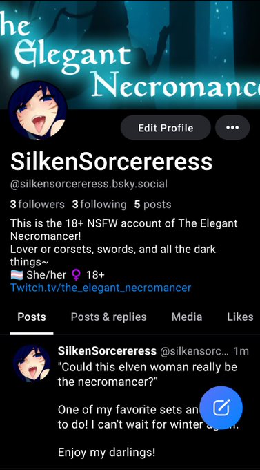 Psst hey, this sexy bitch got a blusky! I'll be moving most of my stuff over there  Follow me when you<a href="/tag/social"class="tags"><span>#social</span></a><a href="/tag/blusky"class="tags"><span>#blusky</span></a>