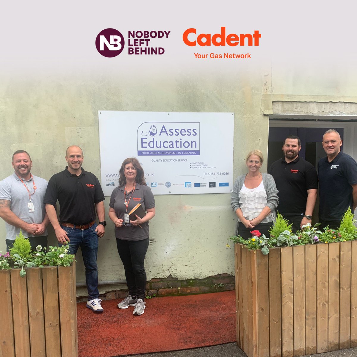 We've been consolidating our relationship with @cadentgasltd and look forward to working with them to help Assess Education develop their autism sensory space and garden, by utilising staff volunteer days. For more information contact paul@nlb-cic.co.uk