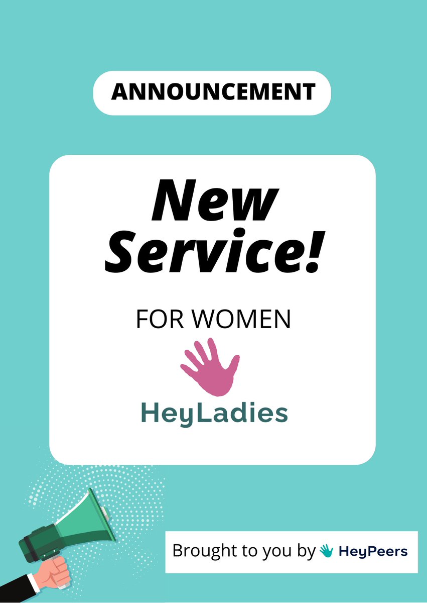 HeyLadies is dedicated to addressing the broad spectrum of a woman's journey, from perinatal concerns to wellness to menopause. HeyLadies provides a sanctuary in the digital realm.. Learn more here: heypeers.com/organizations/….

#ladies #women #wellness #mentalhealth #heypeers
