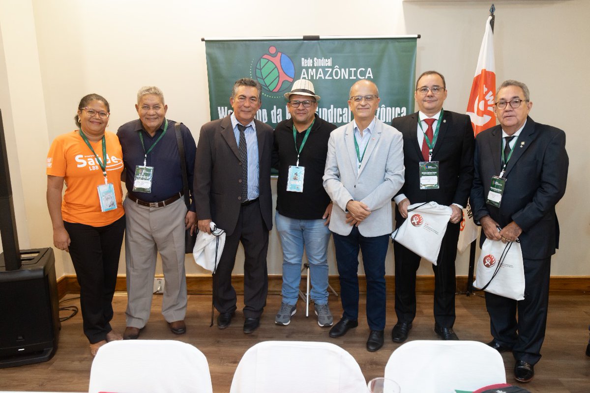 BWIglobal's tweet photo. From September 11th until the 15th, the BWI and DGB-Bildungswerk train members of the Amazonian Trade Union Network on international labour standards | Read more: https://t.co/sDCDtCyvSY
#ProtectTheAmazon #BWIActForAmazon #VamosICMLAC https://t.co/lzHsybBiJ6
