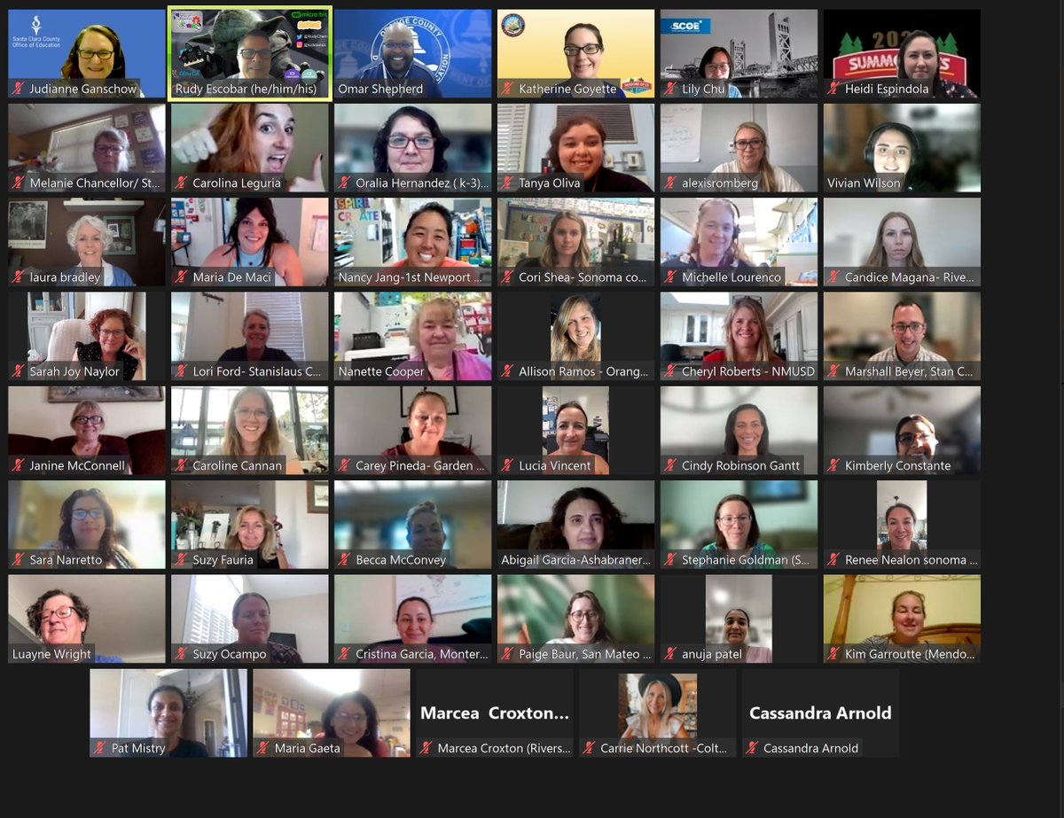 RudyChem's tweet photo. What do you get when #CSchampions from different regions in California come together? You get amazing elementary educators around the state learning how to teach computer science. #CSforCA #E4CS #CSsupebloom #SeasonsOfCS @JudianneTeach https://t.co/9axNrmNacd
