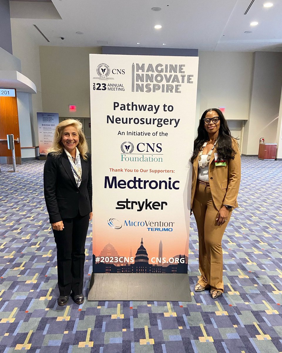 Dr. Isabelle Germano, Chair at @nstumorsection & Vice Chair for Diversity at @mountsinaineuro, partners with @cns_update's 'Pathway to Neurosurgery' at #2023CNS: 🌟 Inspiring underrepresented minority high school students in neurosurgery careers. 🌍 Promoting diversity. 📚