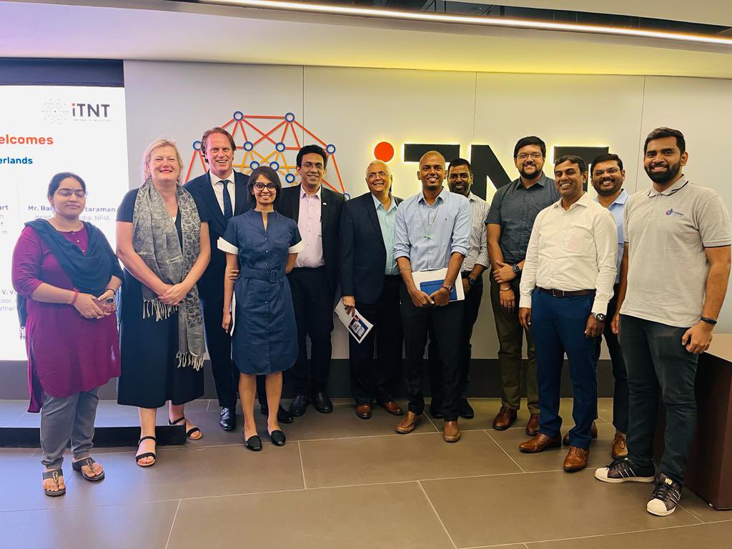 Arnoud Besseling, Executive Director @NFIAIndia along with Jolanda van der Aart @Iamsterdam  visited @iitm_respark and @itntHub to understand the tech ecosystem and meet interesting scale ups coming up in #chennai region 
#investinholland #research #Innovation